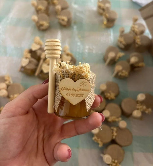 Les Pots de Miel Love de Josiane pour Son Mariage