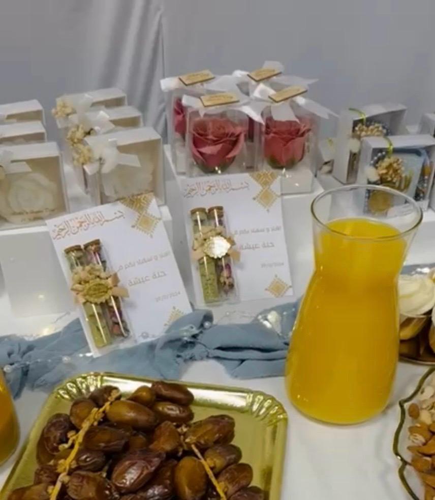 Cadeau invité Henné Duo Orient personnalisé pour le Henna Day d’Aïsha – Mon Cadeau Invité