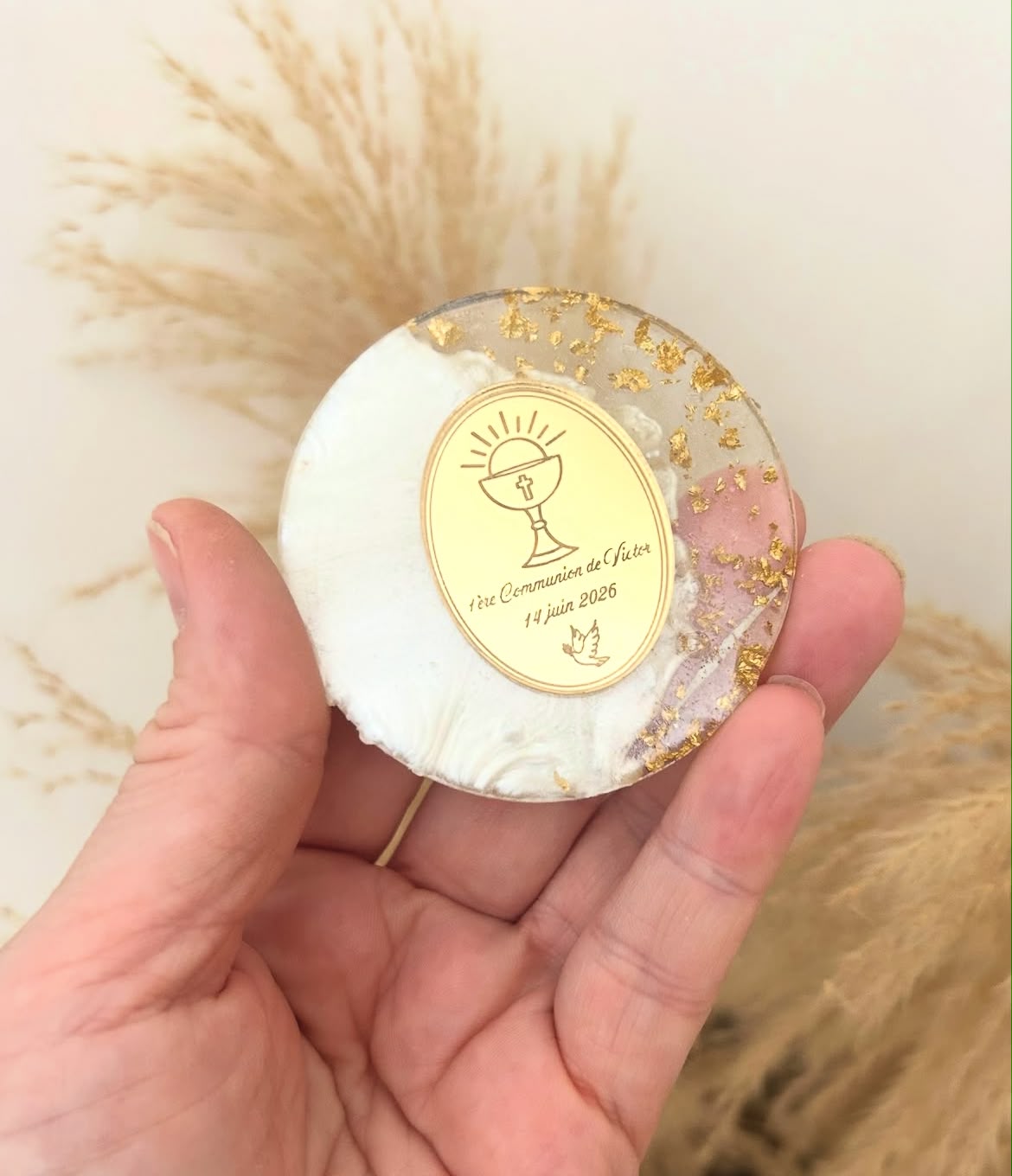 Magnet communion Calice personnalisé pour invités